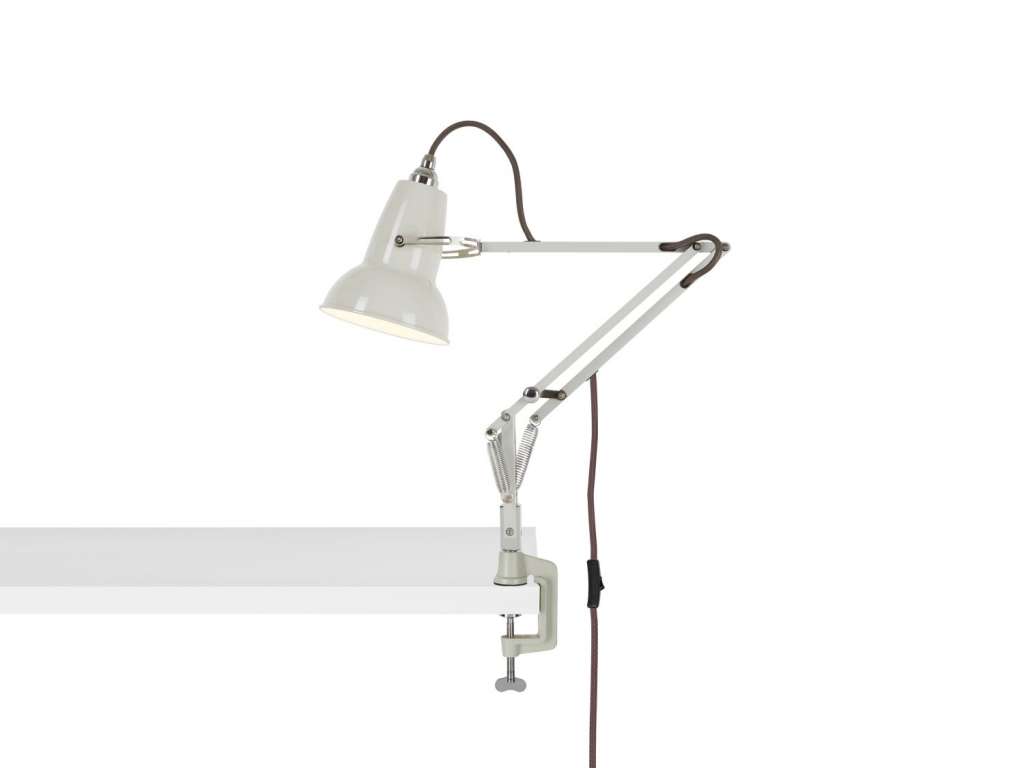 Anglepoise - Original 1227™ Mini Schreibtischleuchte mit Tischklemme -  leinenweiß - indoor