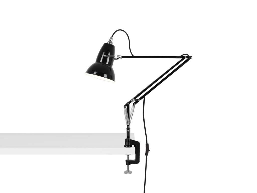 Anglepoise - Original 1227™ Schreibtischleuchte mit Tischklemme - jet schwarz - indoor