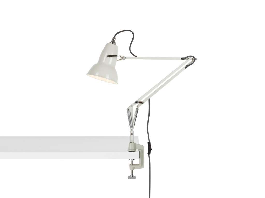 Anglepoise - Original 1227™ Schreibtischleuchte mit Tischklemme - leinenweiß - indoor