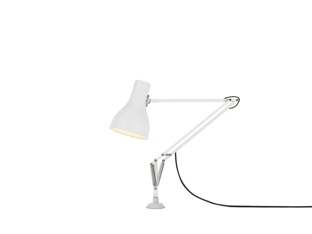 Anglepoise - Type 75™ Schreibtischleuchte - LED - alpinweiß - mit Tischeinsatz - indoor