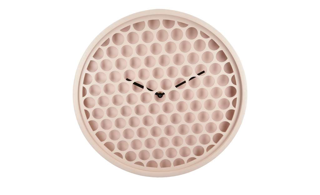 Wanduhr ¦ rosa/pink ¦ Maße (cm): H: 4,8 Ø: 40 Dekoration > Uhren & Wetterstationen - Höffner