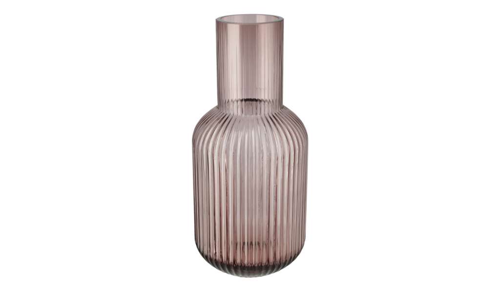 Vase ¦ rosa/pink ¦ Glas  ¦ Maße (cm): H: 34 Ø: 15 Dekoration > Vasen - Höffner