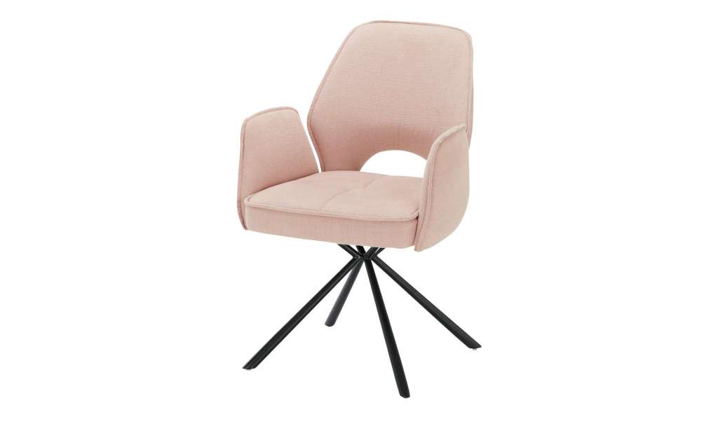 Polsterstuhl  Lene ¦ rosa/pink ¦ Maße (cm): B: 61 H: 86 T: 61 Stühle > Esszimmerstühle > Esszimmerstühle mit Armlehnen - Höffner