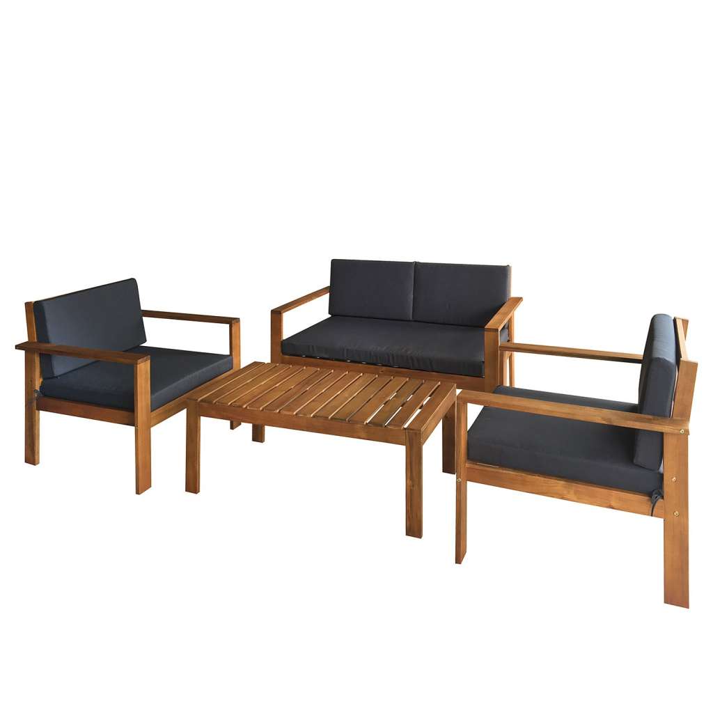 home24 Sitzgruppe Mimo I (4-teilig)