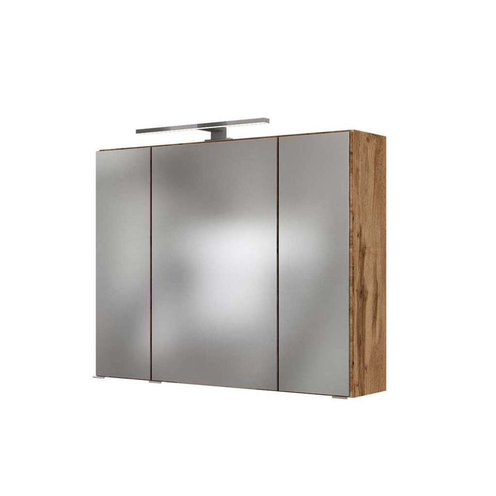 Badspiegelschrank in Wildeichefarben Made in Germany