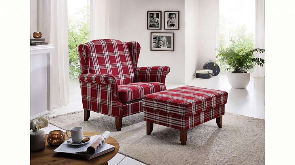 Max Winzer® XXL-Sessel »Valentina«, mit geschwungenen Armlehnen, Breite 114 cm, Big, Hochlehner