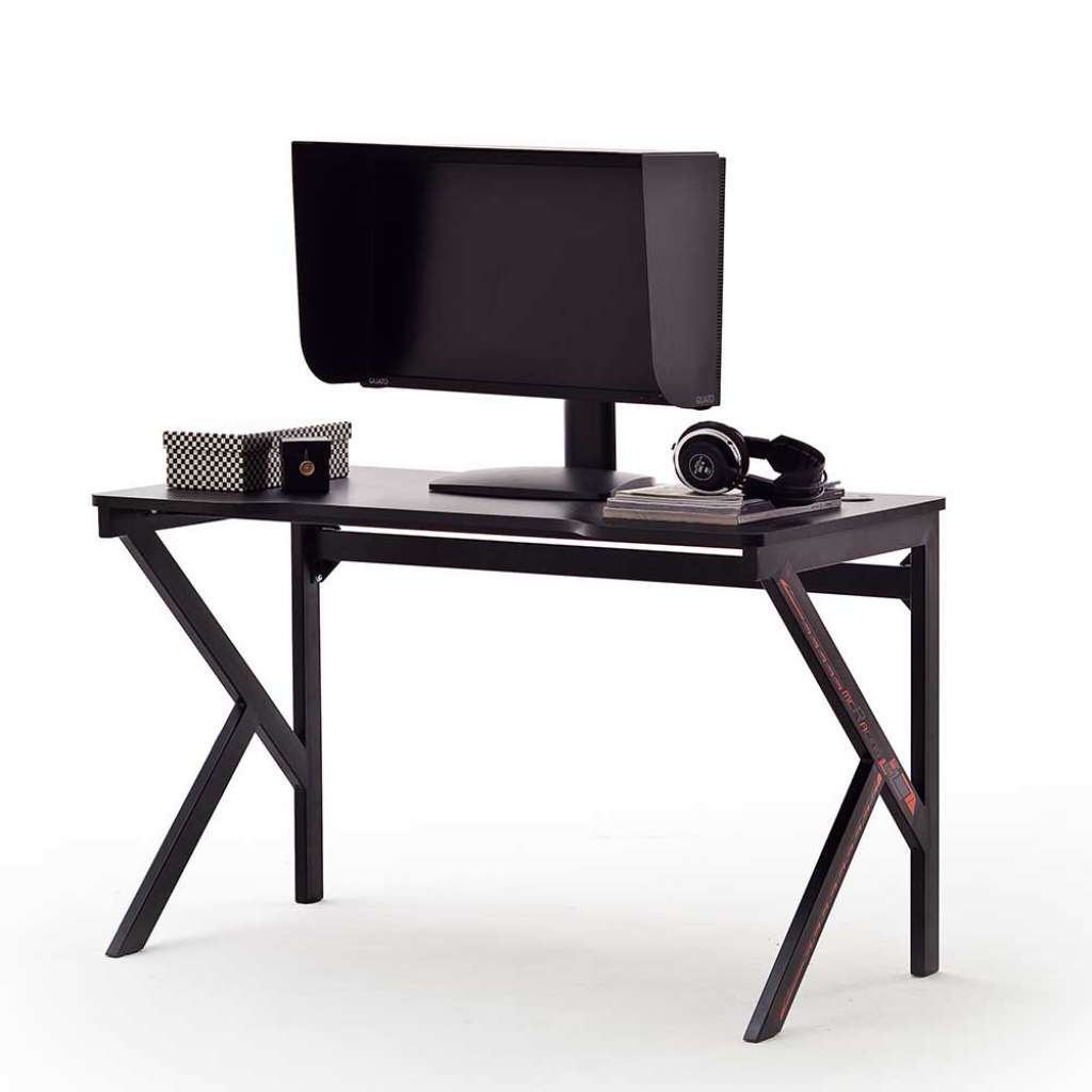 Edv Tisch in Schwarz 120 cm breit