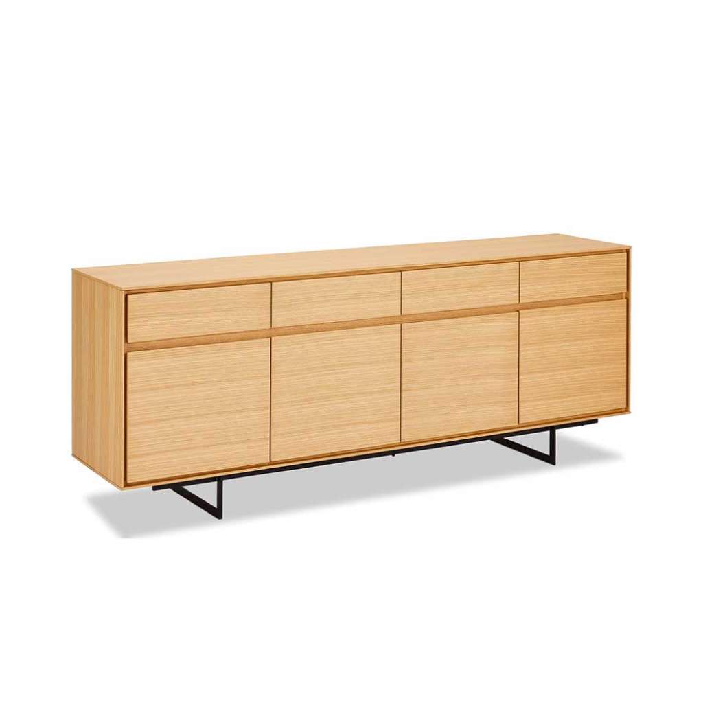 Wohnzimmer Kommode mit Eiche furniert Retrostil