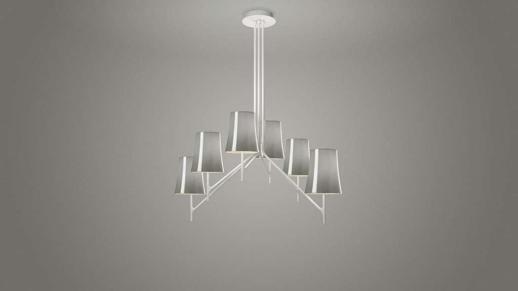 Foscarini - Birdie 9 Deckenleuchte Grau - indoor