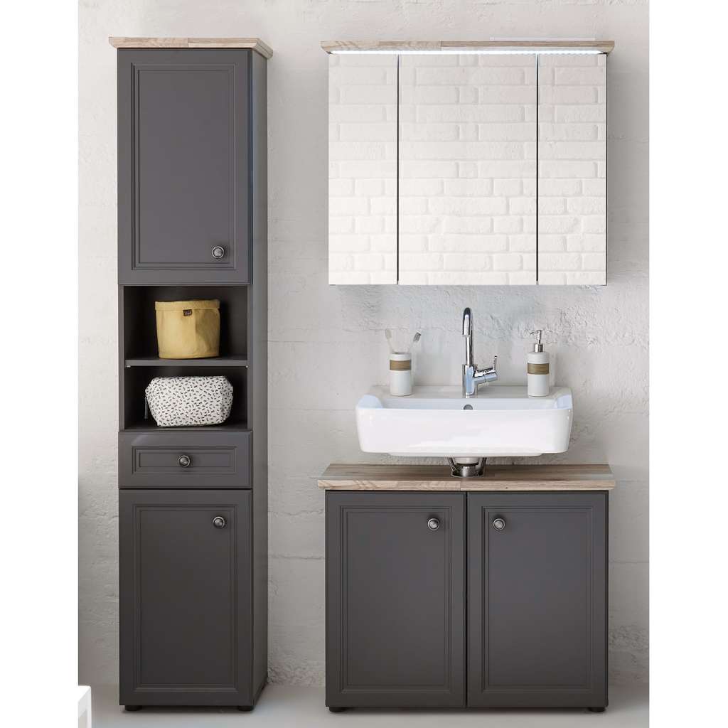 home24 Badezimmerset Lindesby II (3-teilig)