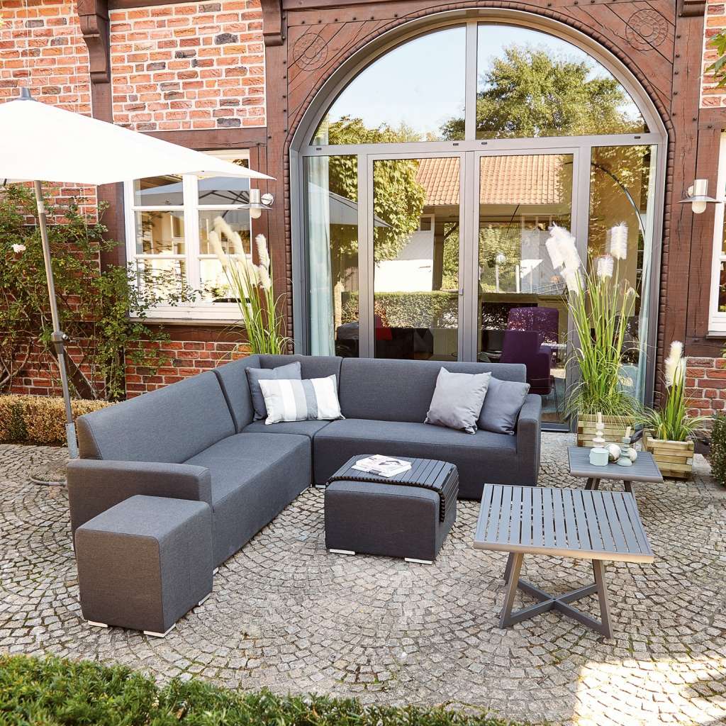 home24 Loungegruppe Delano I (4-teilig)