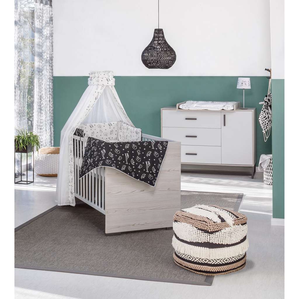 home24 Kinderzimmer-Set Pixie Grey (2-teilig)