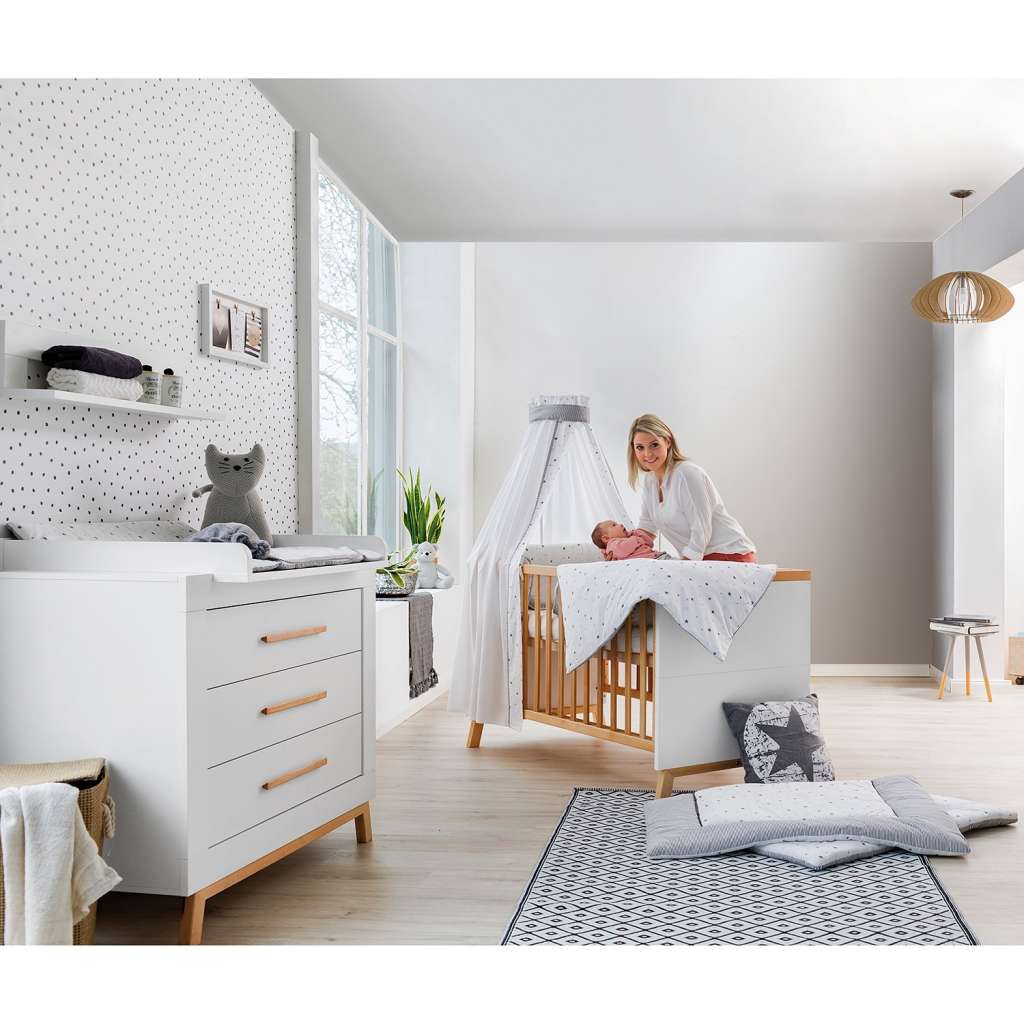 home24 Kinderzimmer-Set Miami White (2-teilig)