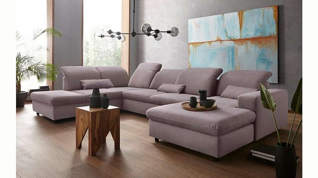 sit&more Wohnlandschaft, Inklusive Sitztiefenverstellung, wahlweise mit Bettfunktion und Kopfteilverstellung