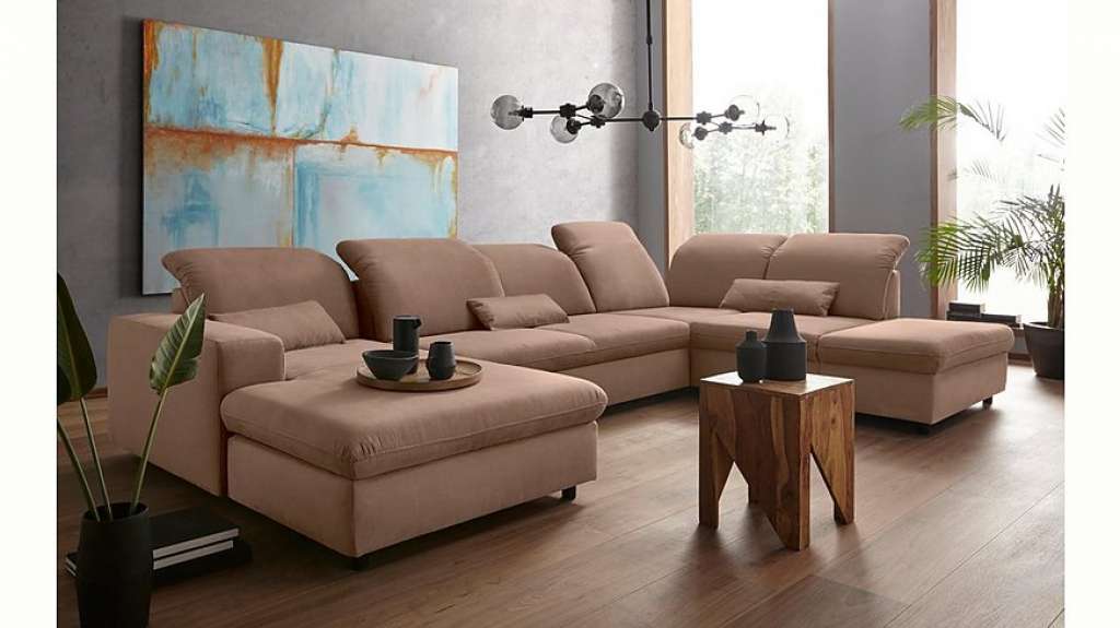 sit&more Wohnlandschaft, Inklusive Sitztiefenverstellung, wahlweise mit Bettfunktion und Kopfteilverstellung