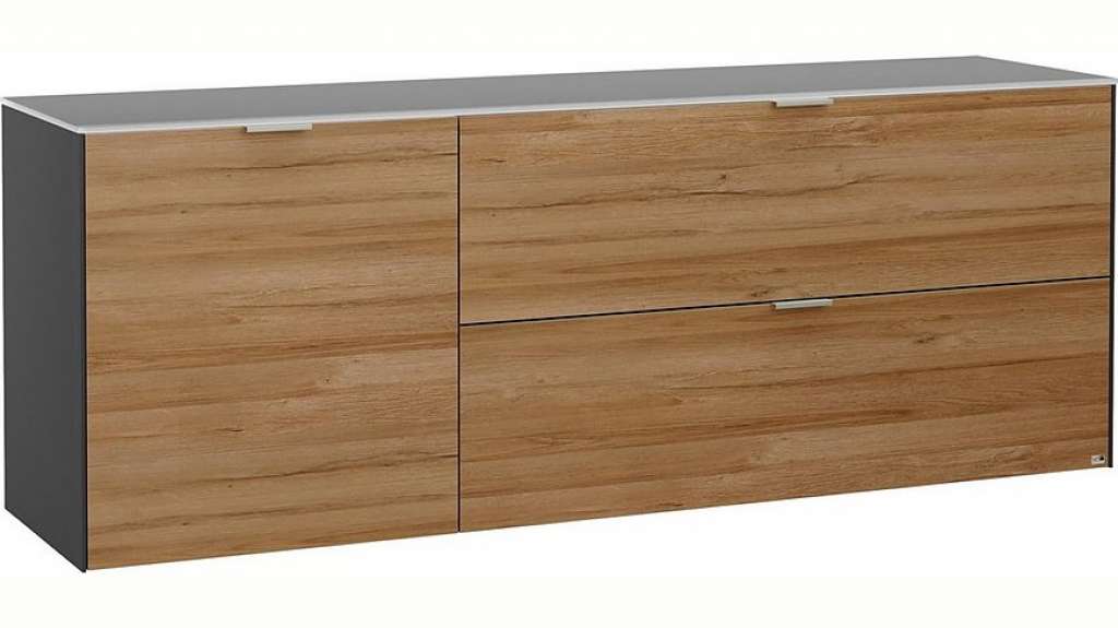 set one by Musterring Lowboard »Chicago«, mit 1 Klappe, 1 Tür und 1 Schublade
