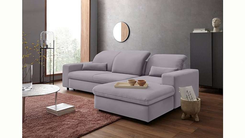 sit&more Ecksofa, inklusive Sitztiefenverstellung, wahlweise mit Bettfunktion und Kopfteilverstellung