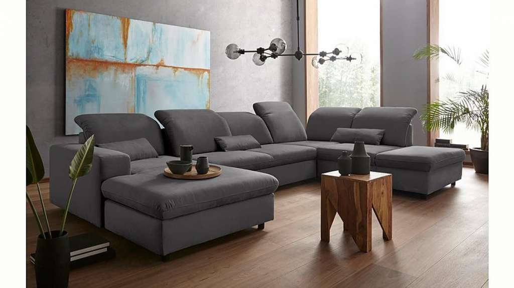 sit&more Wohnlandschaft, Inklusive Sitztiefenverstellung, wahlweise mit Bettfunktion und Kopfteilverstellung