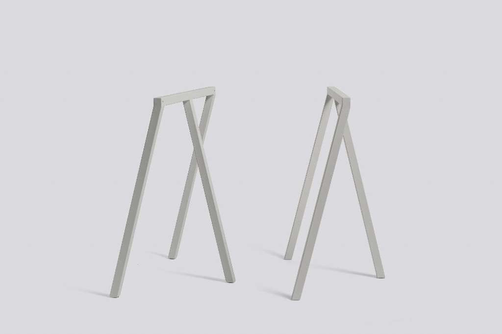 HAY - Loop Stand Frame - grau, pulverbeschichtet - indoor