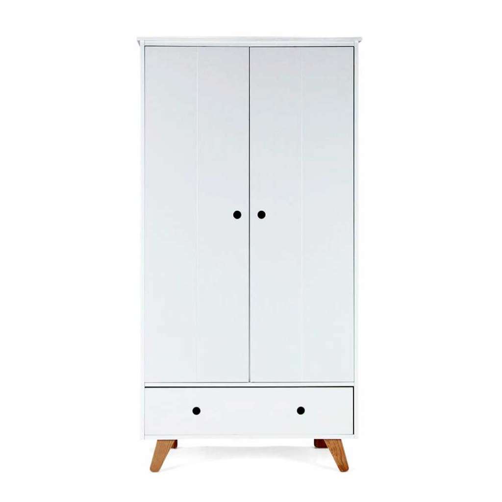 Kinderzimmer Schrank in Weiß 190 cm hoch