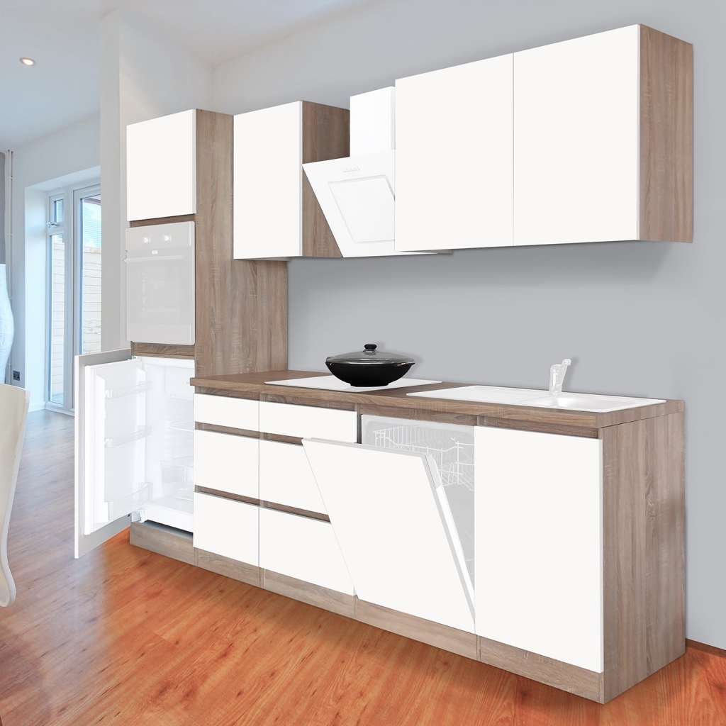 home24 Kuechenzeile Melano II (9-teilig)