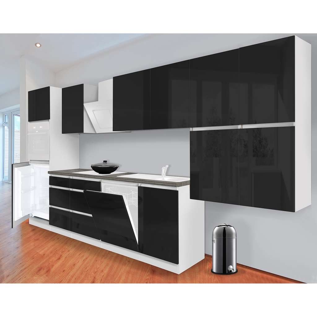 home24 Kuechenzeile Melano VI (9-teilig)