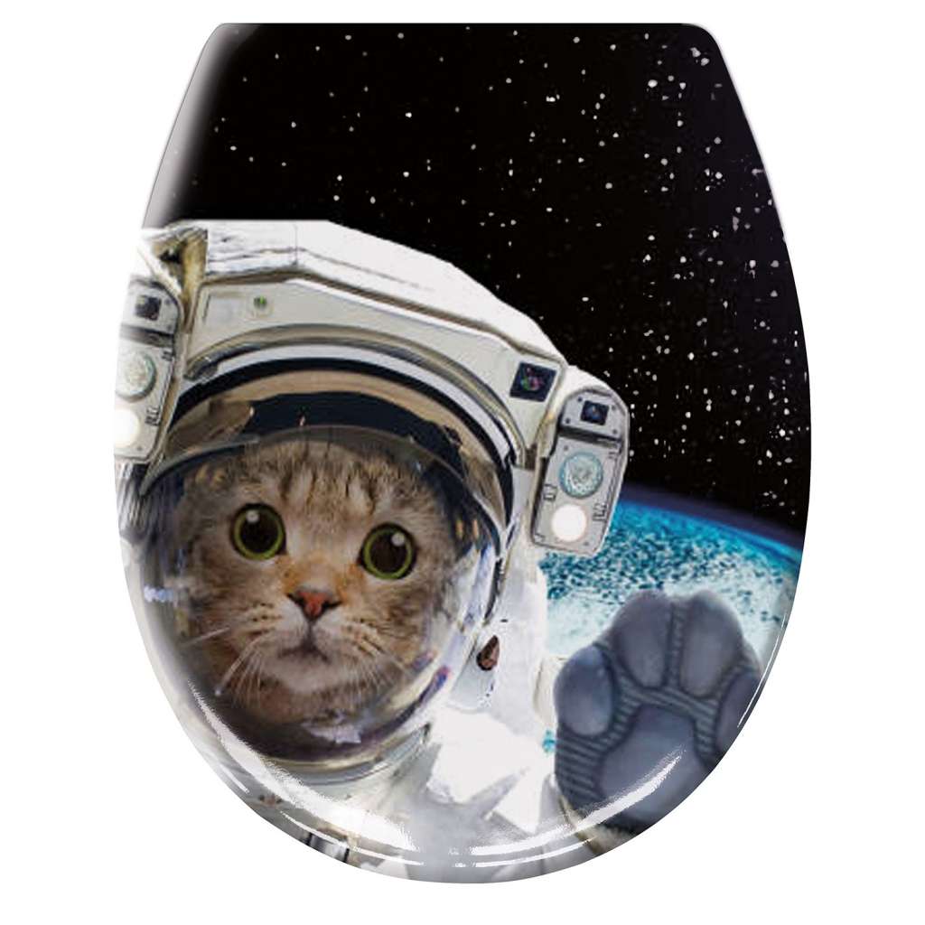 home24 WC-Sitz Cosmo Cat