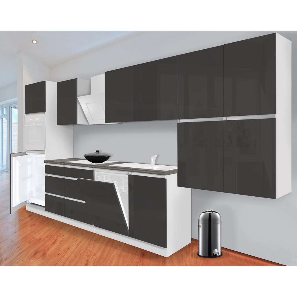 home24 Kuechenzeile Melano VI (9-teilig)