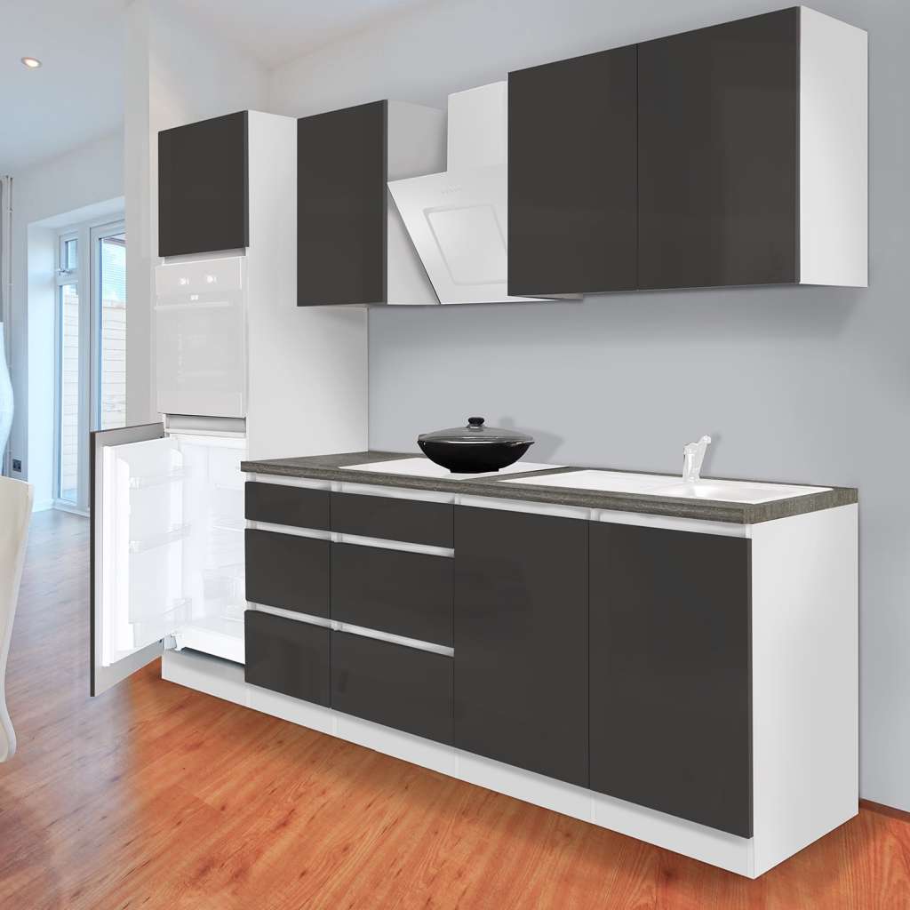 home24 Kuechenzeile Melano I (8-teilig)