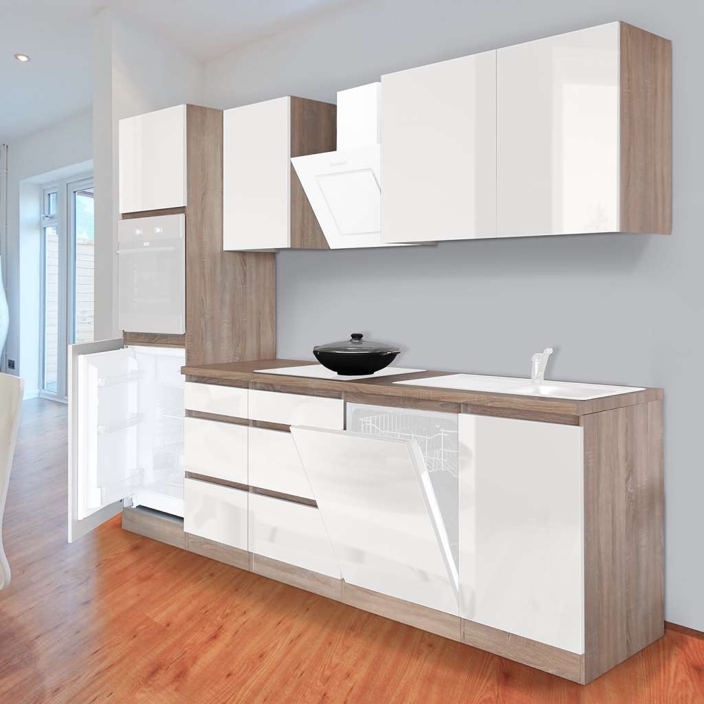 home24 Kuechenzeile Melano II (9-teilig)