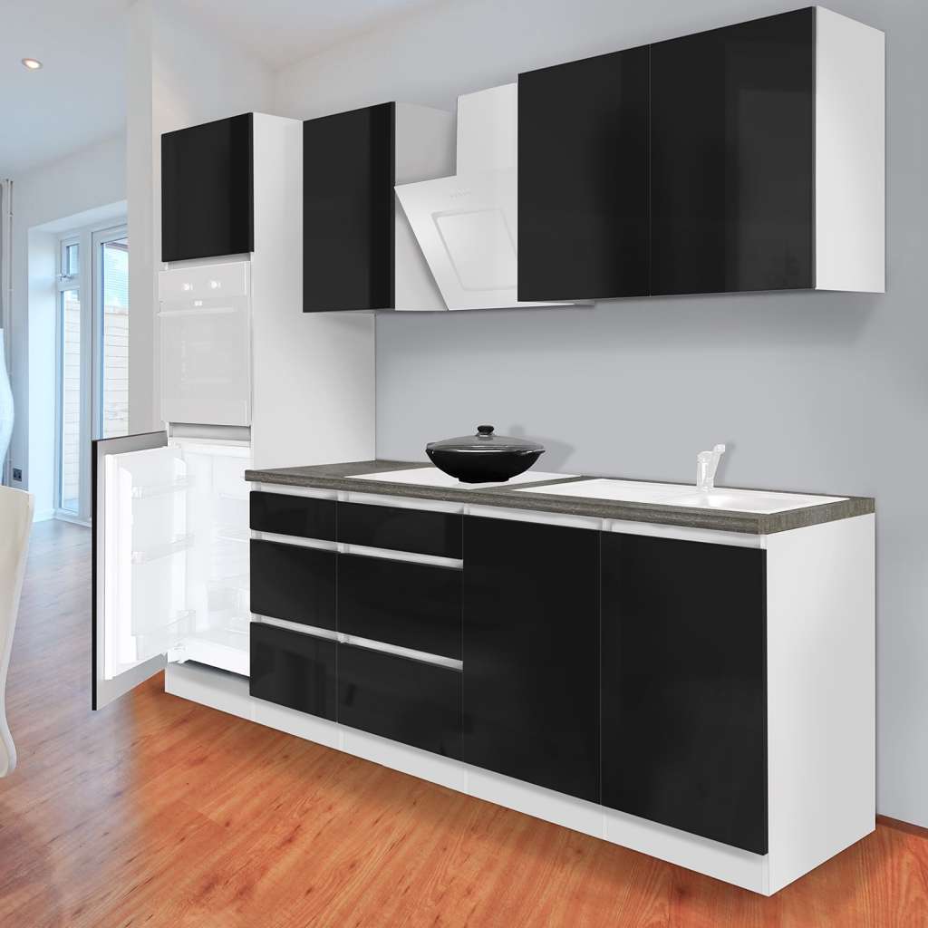 home24 Kuechenzeile Melano I (8-teilig)