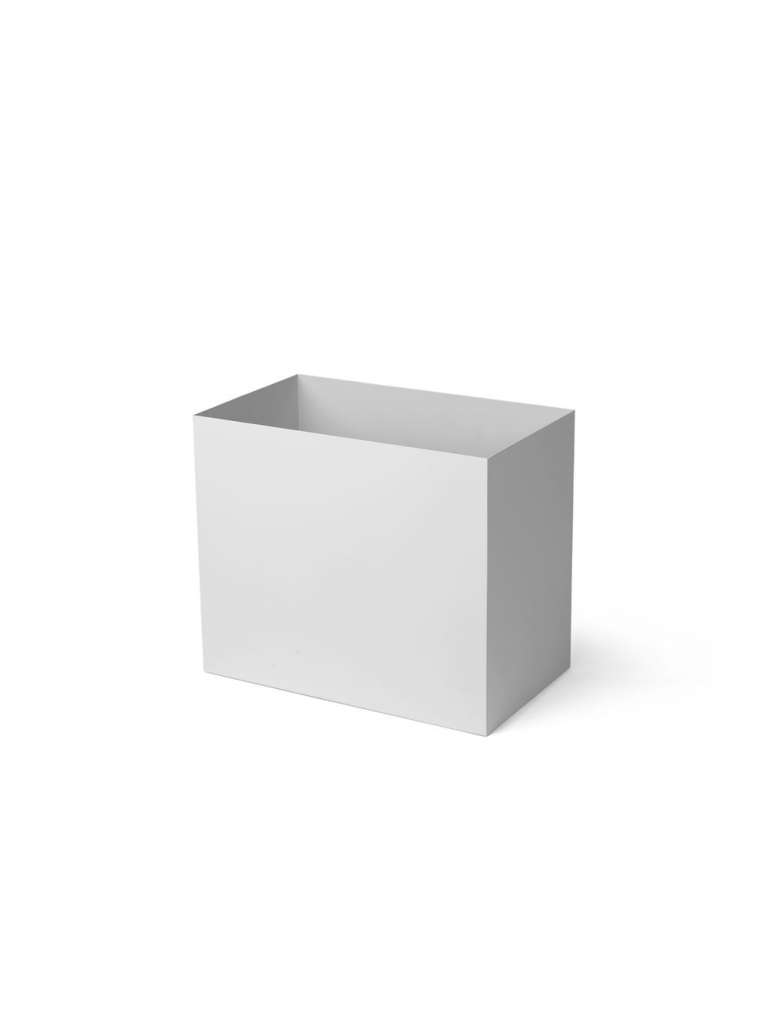 ferm LIVING - Plant Box Pot - hellgrau - indoor