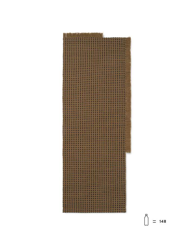 ferm LIVING - Way Outdoor Runner - braun - outdoor