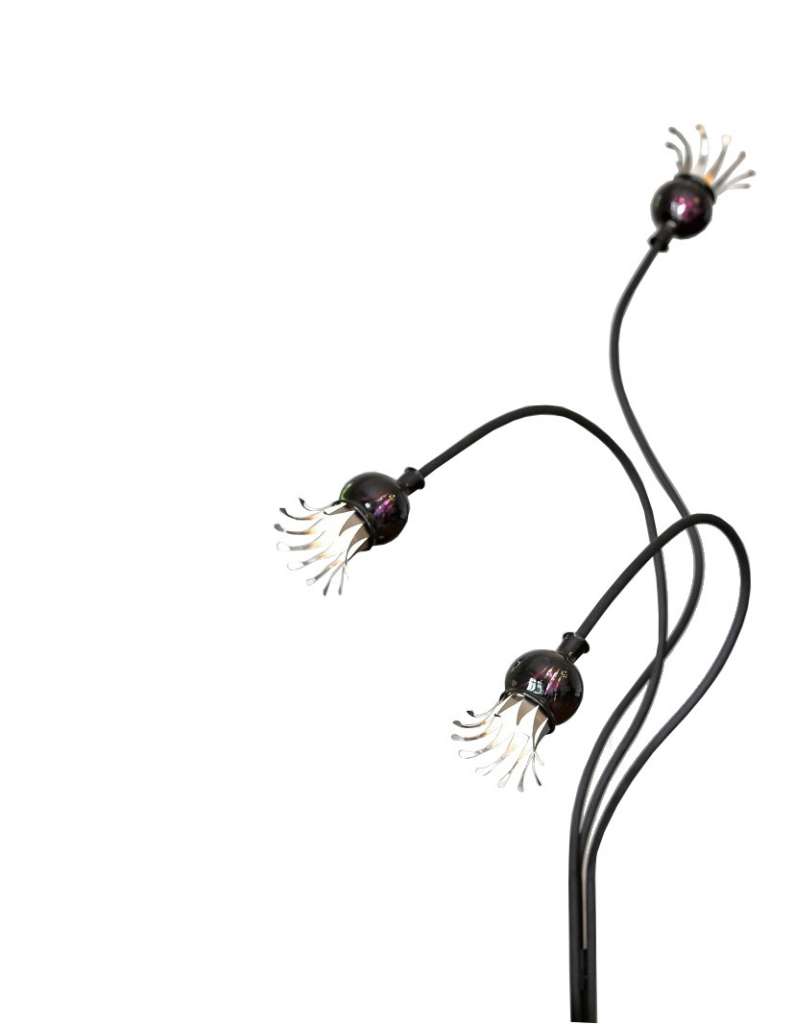 Serien Lighting - Poppy Stehleuchte - schwarz - 3 flammig - indoor