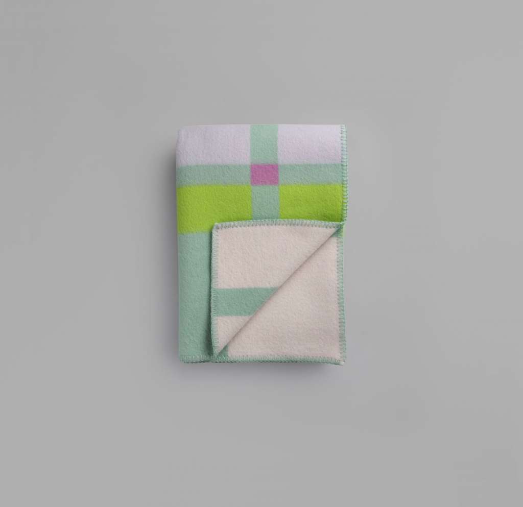 Roros Tweed - City Decke - Mint - indoor