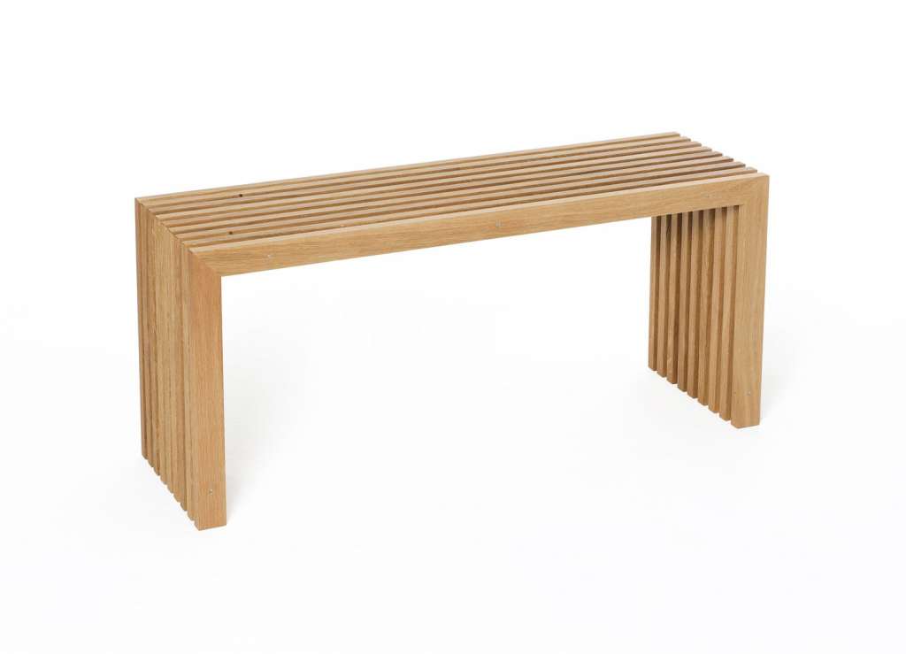 Raumgestalt - Kluwen Sitzbank - B 100 cm - Eiche geölt - indoor