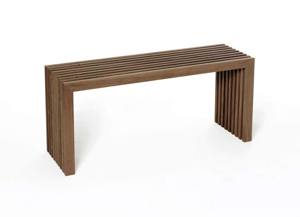 Raumgestalt - Kluwen Sitzbank - B 100 cm - Eiche dunkel geölt - indoor