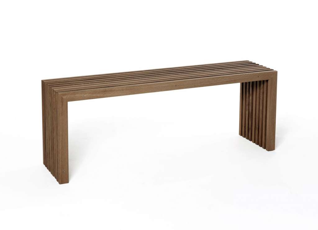 Raumgestalt - Kluwen Sitzbank - B 120 cm - Eiche dunkel geölt - indoor