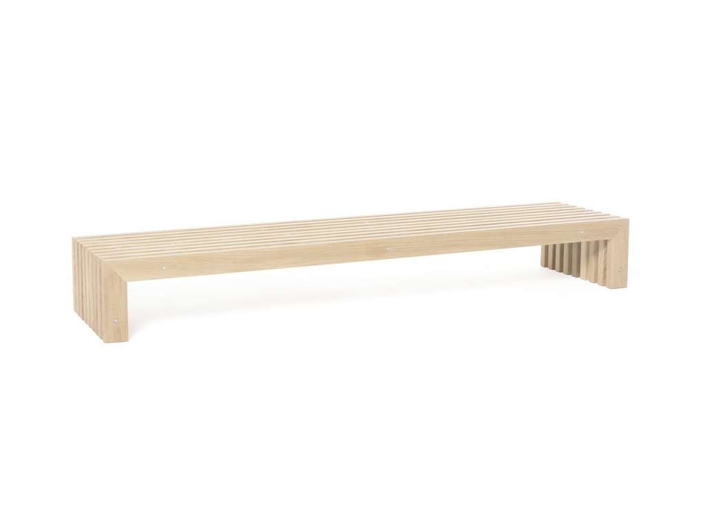 Raumgestalt - Kluwen Sitzbank - B 120 cm x H 16 cm - Eiche natur - indoor