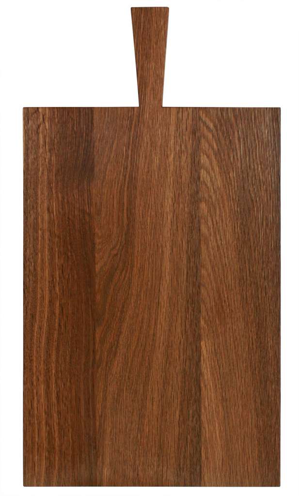 Raumgestalt - Brett mit Griff - breit - Eiche dunkel geölt - indoor