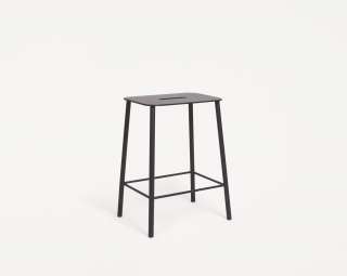Frama - Adam Outdoor-Hocker - H50 - schwarz - indoor