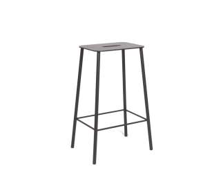 Frama - Adam Outdoor-Hocker - H65 - schwarz - indoor