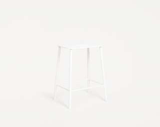 Frama - Adam Outdoor-Hocker - H50 - weiß - indoor