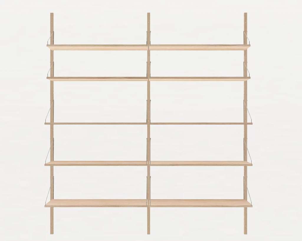 Frama - Shelf Library Double - Eiche hell geölt - indoor