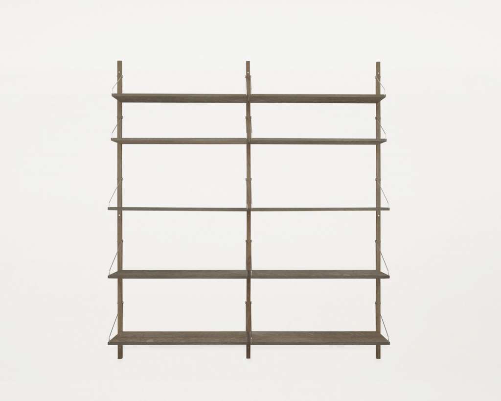 Frama - Shelf Library Double - Eiche dunkel geölt - indoor
