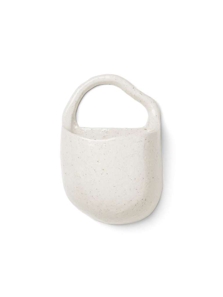ferm LIVING - Speckle Wand-Pocket - off-white - indoor