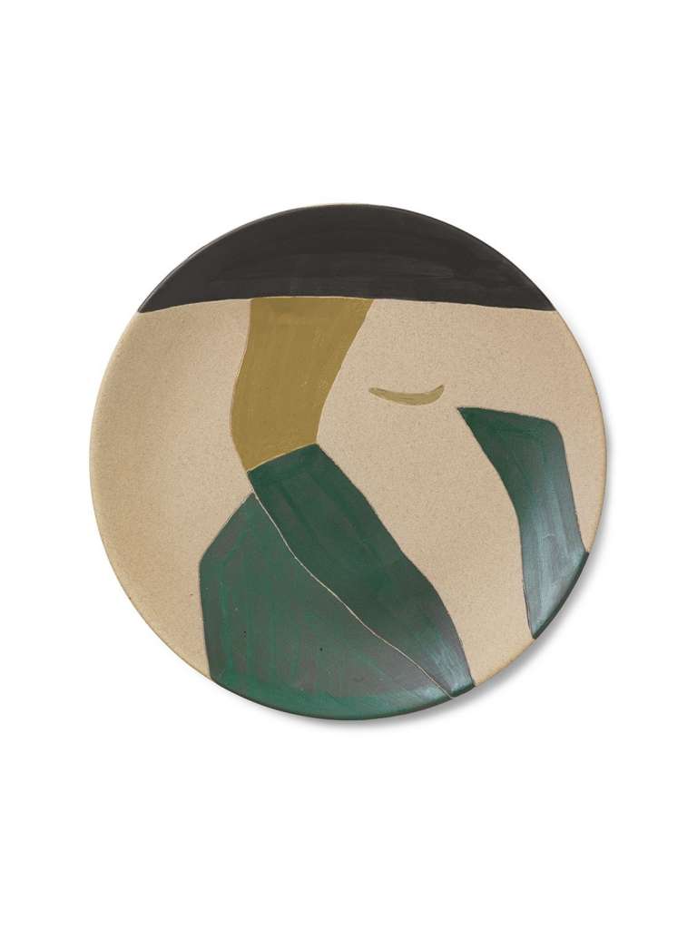 ferm LIVING - Dayo Keramik Teller - - indoor