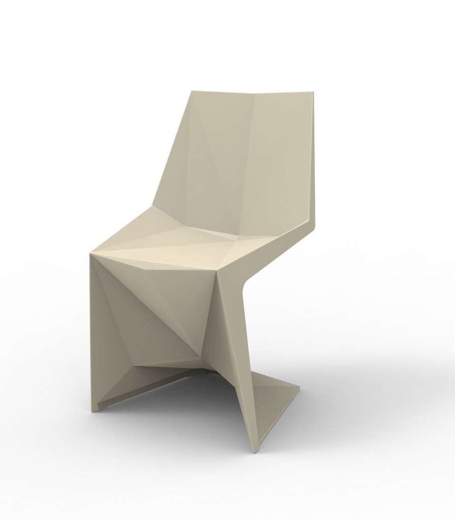 Vondom - Voxel Stuhl - ekrü - basic - outdoor