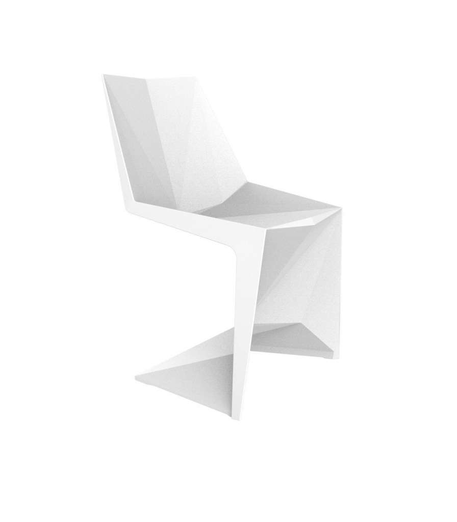 Vondom - Voxel Mini Stuhl - weiß - basic - outdoor