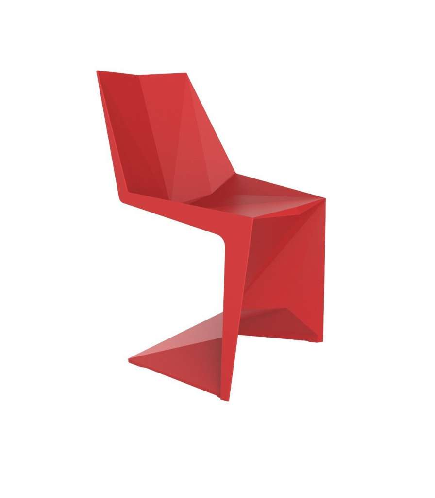 Vondom - Voxel Mini Stuhl - rot - basic - outdoor